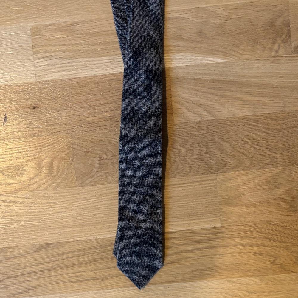 J. Crew Charcoal Wool Tie